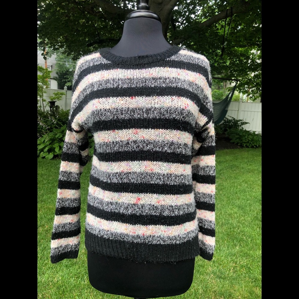 Canadian made Tristan striped sweater